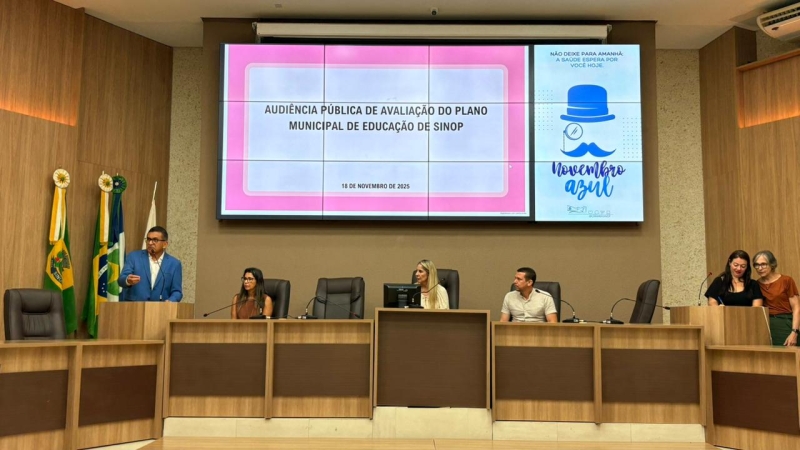 Prefeitura de Sinop realiza audiência pública e apresenta resultados do Plano Municipal de Educação