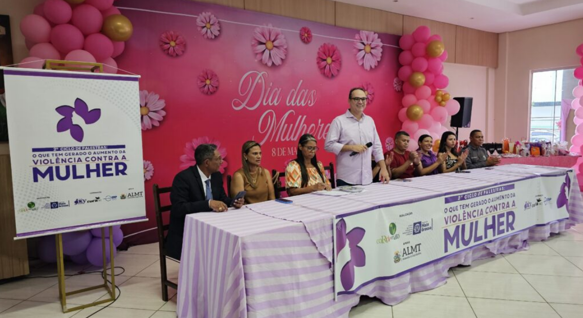 Sapezal e Campo Novo do Parecis recebem debate sobre violência doméstica contra a mulher