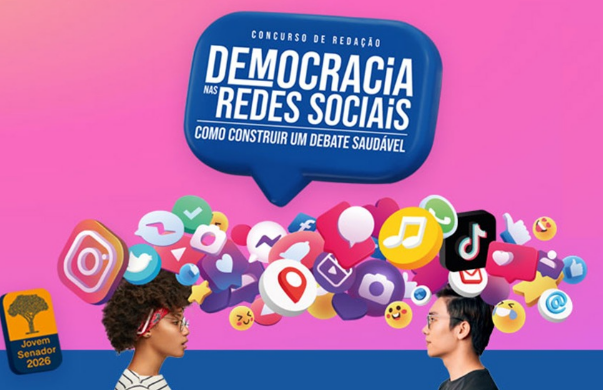 Abertas inscrições para o Concurso de redação do Programa Jovem Senador Vencedores vão conhecer de perto o funcionamento do Senado e atuar como representantes de seus estados