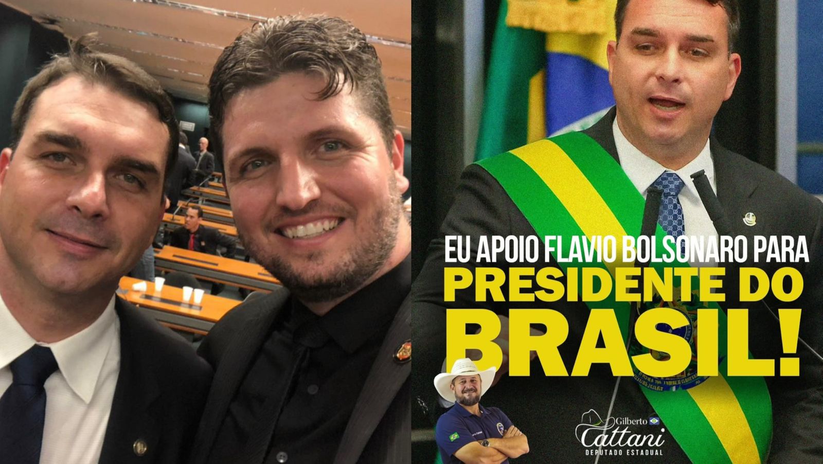 Bolsonaristas de MT comemoram escolha de Flávio Bolsonaro para disputa presidencial de 2026