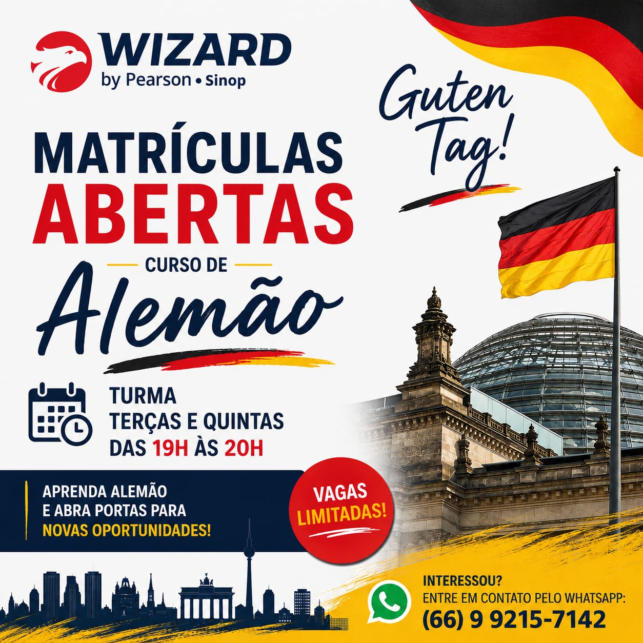 WIZARD BY PEARSON SINOP: APRENDER UM NOVO IDIOMA É ABRIR PORTAS PARA NOVAS OPORTUNIDADES