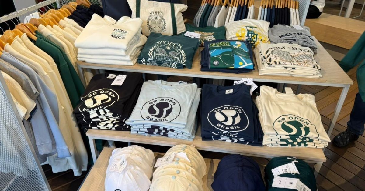 De camisetas a tênis: veja os produtos à venda na loja oficial do SP Open