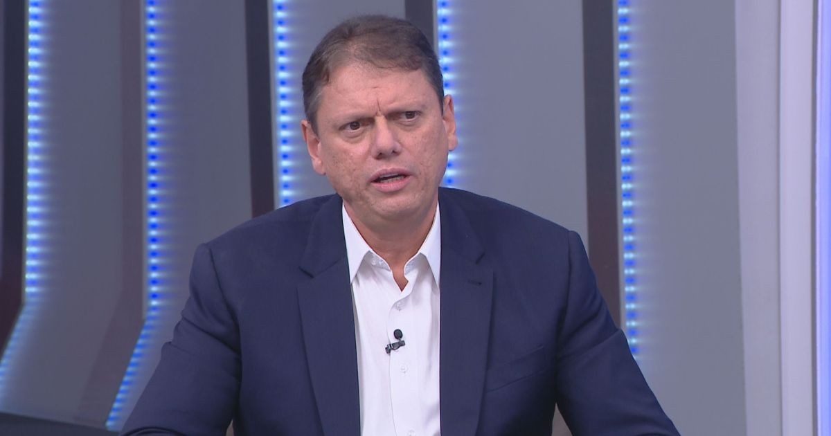 Real Time: Tarcísio lidera cenários de 1º e 2º turnos ao governo de SP