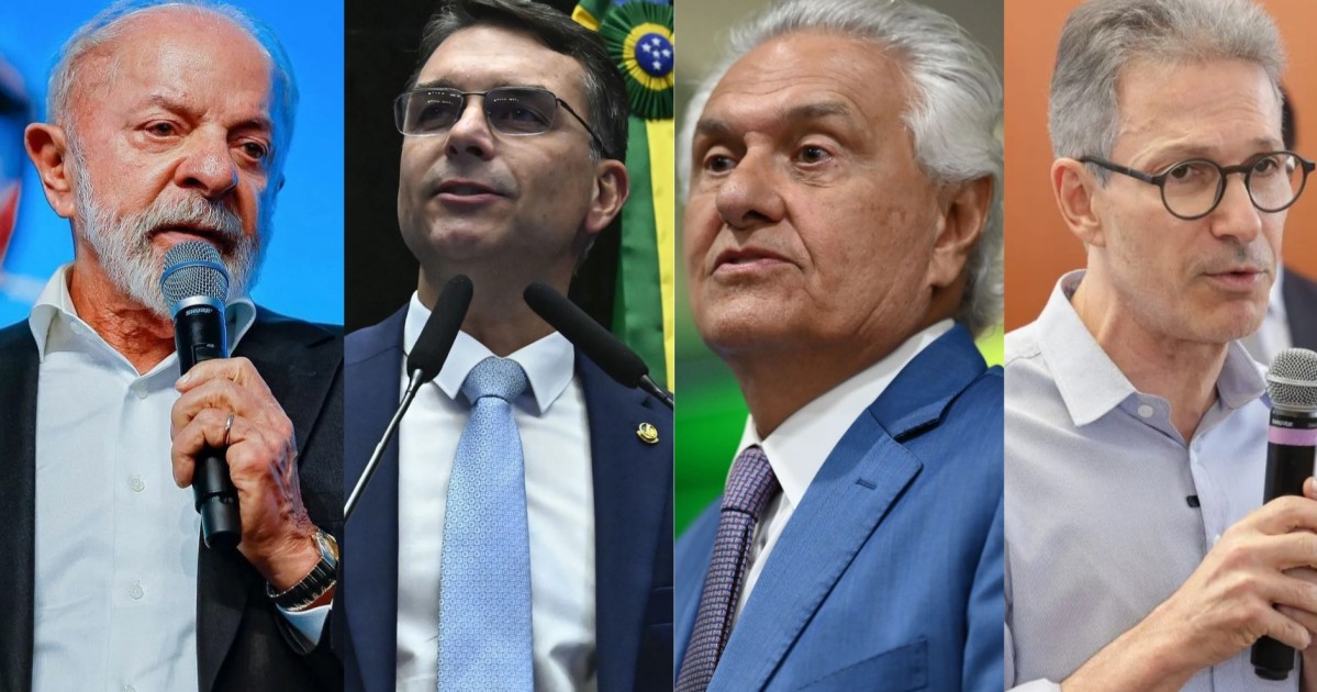 Palver: Lula empata com Flávio, Caiado e Zema no 2º turno