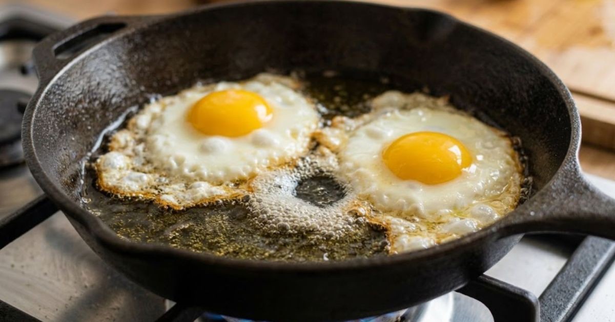 Por que colocar vinagre na frigideira ao fritar ovos e para que serve essa recomendação