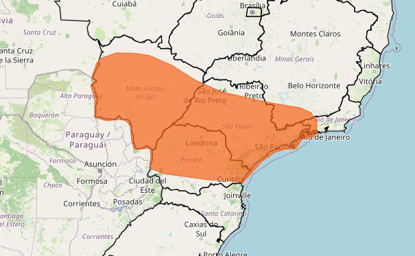 Inmet emite alerta de tempestade de até 100 mm e ventos de 100 km/h para SP