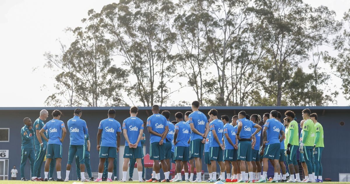 Seleção Brasileira faz primeiro treino com elenco completo na Austrália