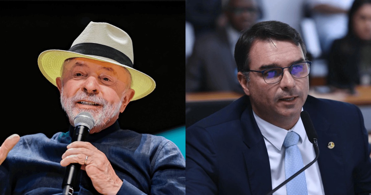 Atlas/Bloomberg: Lula tem 51,6% de rejeição; Flávio, 50,6%