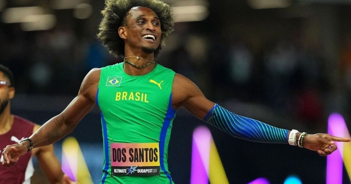 Alison dos Santos bate recorde dos Jogos Sul-Americanos nos 400m