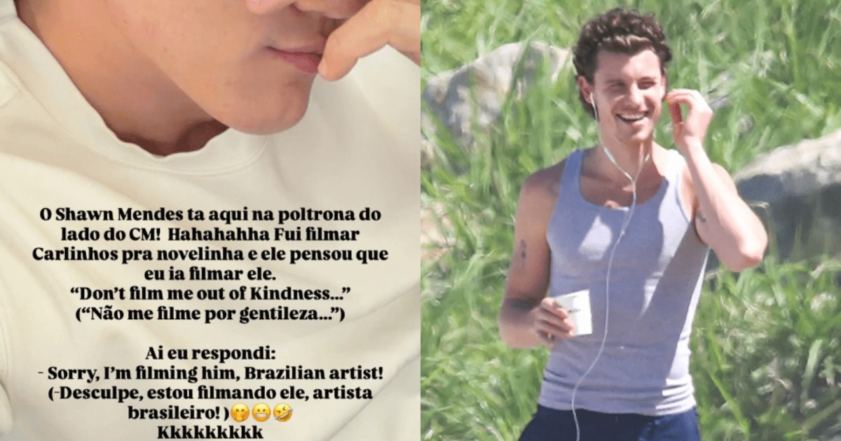 Fotógrafo brasileiro diz ter sido repreendido por Shawn Mendes em aeroporto