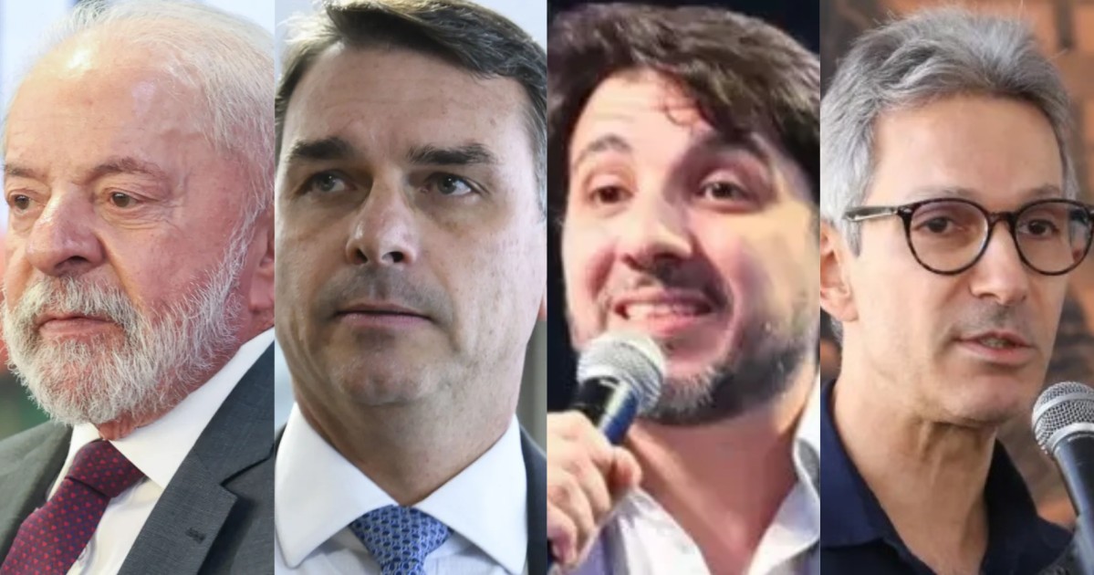 Palver: 53% rejeitam voto em Lula; 48%, em Flávio; 34%, em Renan e Zema