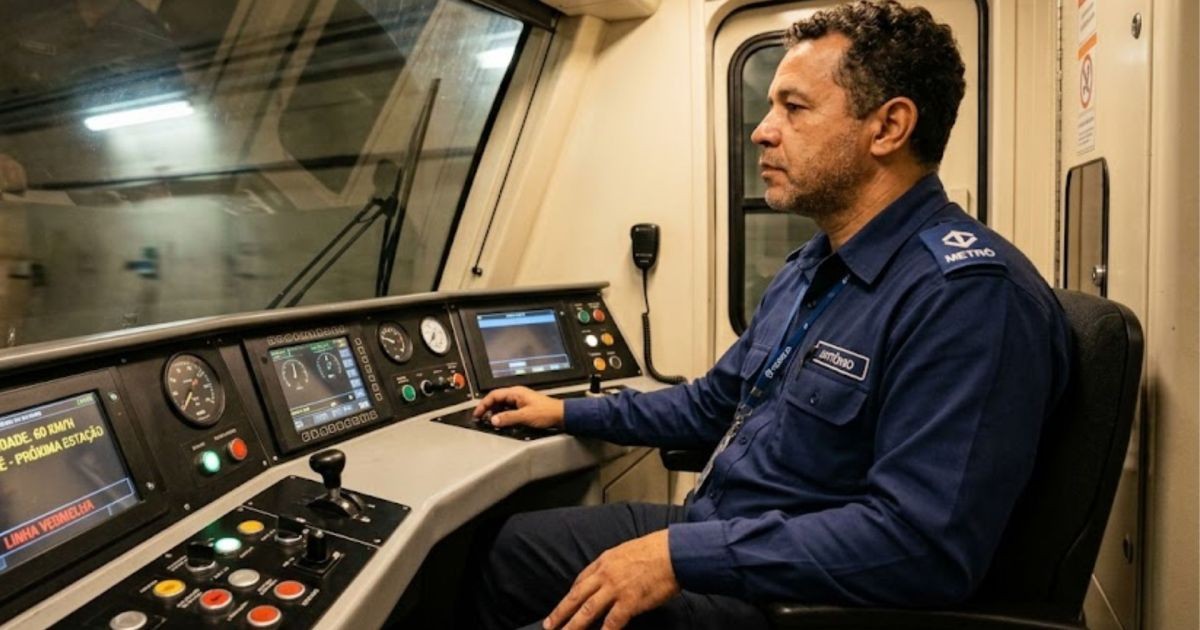 Posso puxar papo com o maquinista do metrô? Entenda por que dar um simples “bom dia” pode colocar a viagem em risco