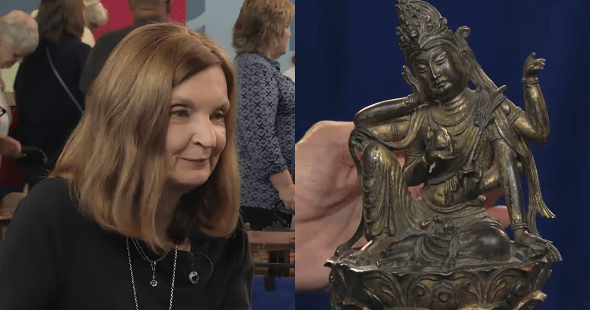 Mulher compra escultura de divindade budista por US$ 75 em um bazar de garagem, e 20 anos depois a peça foi arrematada por US$ 2 milhões