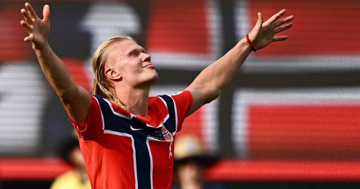 Haaland supera Ronaldo e Ibrahimovic após jogo da Noruega na Nations League