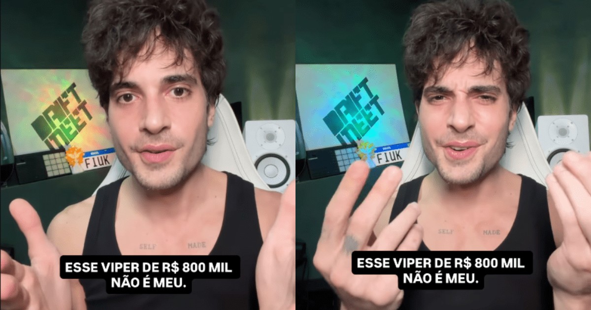 Fiuk nega posse de carro esportivo de R$ 800 mil: “Me reconstruindo”