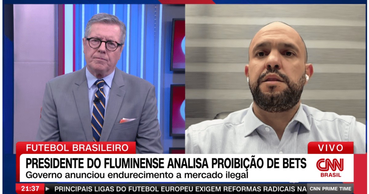 Veja entrevista exclusiva com o presidente do Fluminense sobre fim das bets