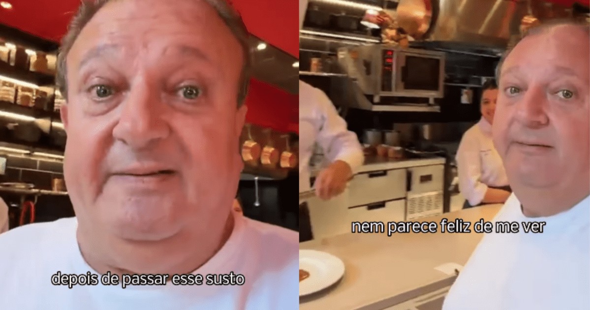 Jacquin reaparece após emergência no coração: “Depois do susto, voltei”