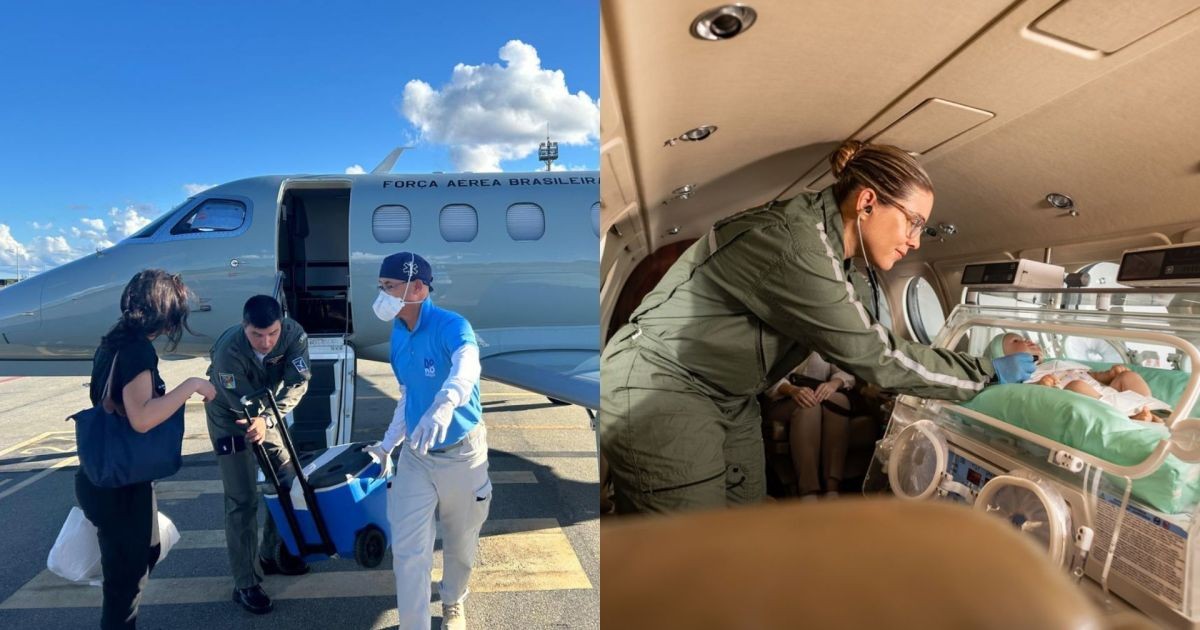 ‘Ambulância aérea’ faz 50 transportes mensais e atende 6,8 milhões de vidas