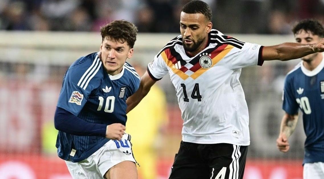 Grécia surpreende e vence a Alemanha pela primeira vez na Nations League