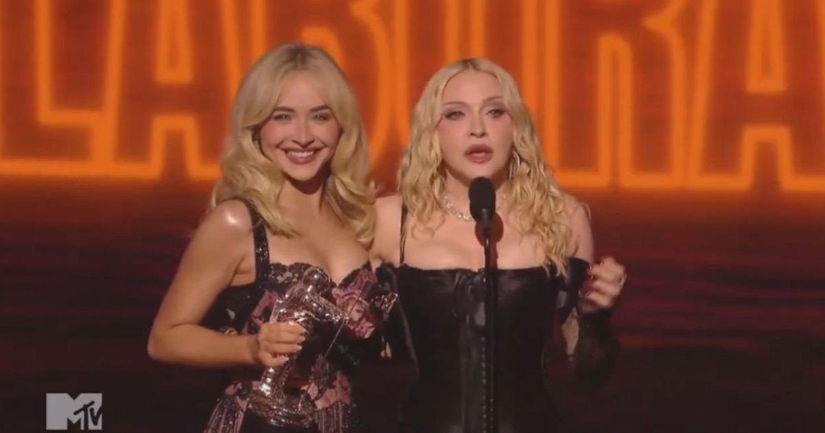 VMA: Madonna diz que mandou DM para conseguir música com Sabrina Carpenter