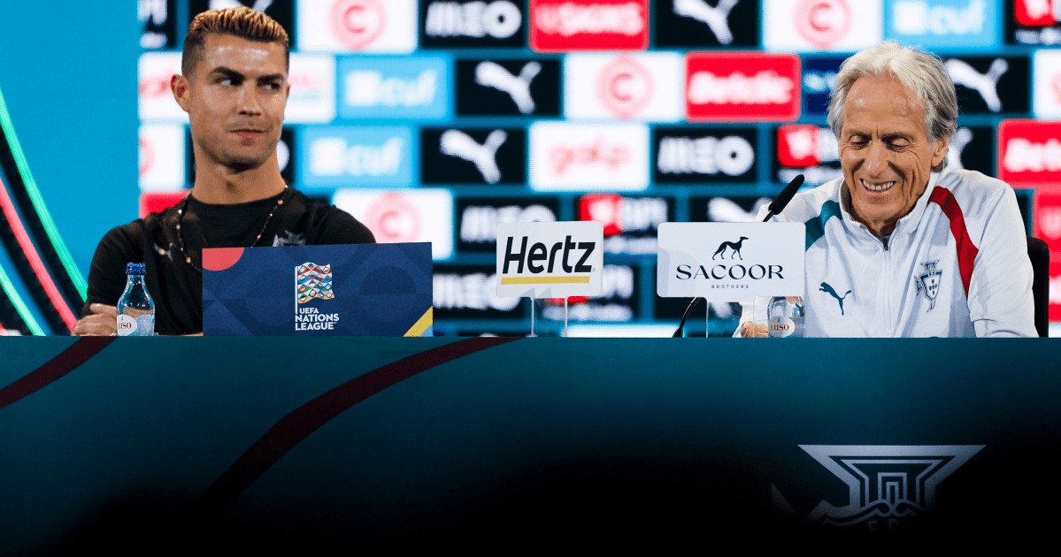 Jorge Jesus revela acordo e explica banco de Cristiano Ronaldo
