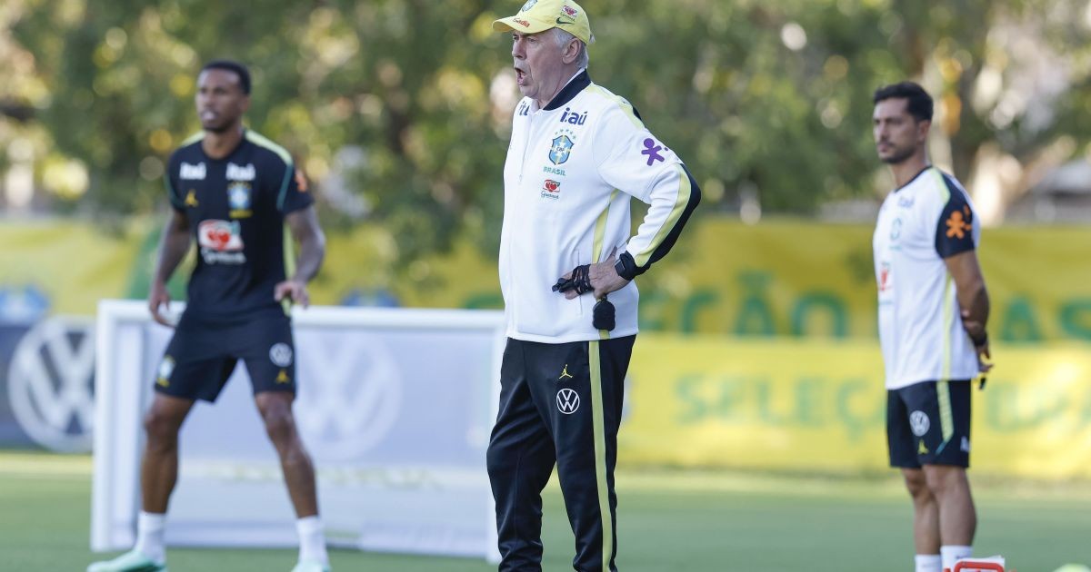 Ancelotti elogia jovens e diz que busca protagonismo com a Seleção