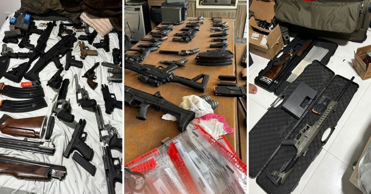 PF apreende arsenal com mais de 40 armas em operação na Bahia