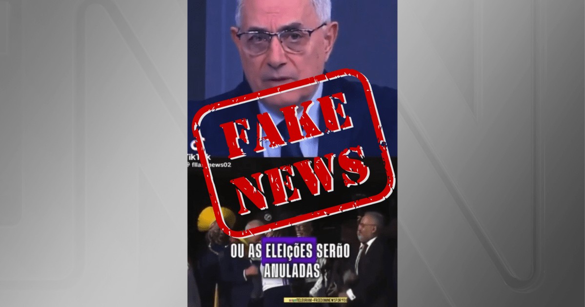 É fake o vídeo em que Waack fala sobre possibilidade de golpe de Lula