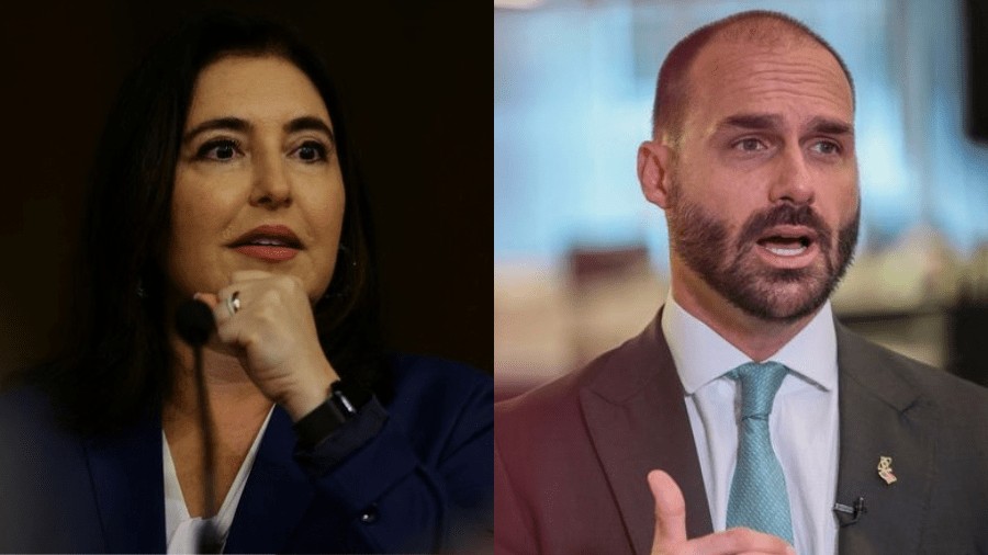 TRE-SP manda remover vídeo de Eduardo Bolsonaro contra Simone Tebet
