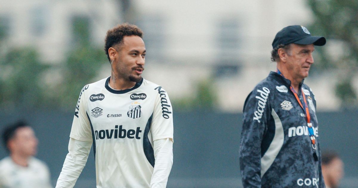 Neymar deve ser reforço no Santos contra o Flamengo pelo Brasileirão