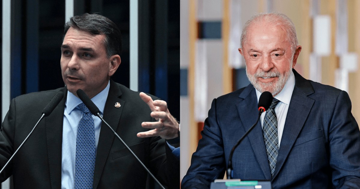 Futura: Flávio tem 49% das intenções de voto no 2º turno; Lula, 43,5%