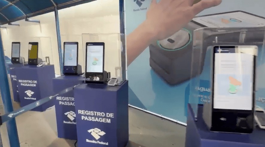 Receita Federal inicia teste de biometria na Ponte da Amizade, no PR