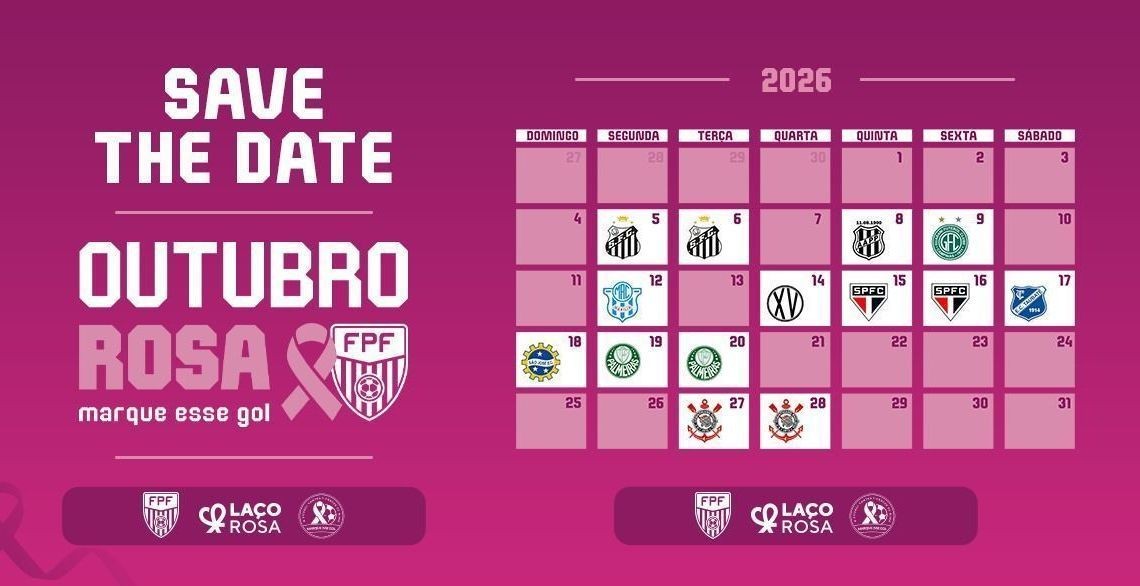 Outubro Rosa: Federação Paulista oferece mamografias gratuitas em estádios