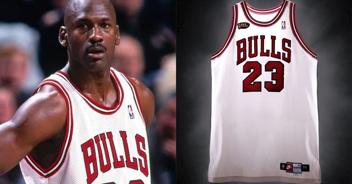 Camisa histórica do último título de Jordan é leiloada por valor recorde