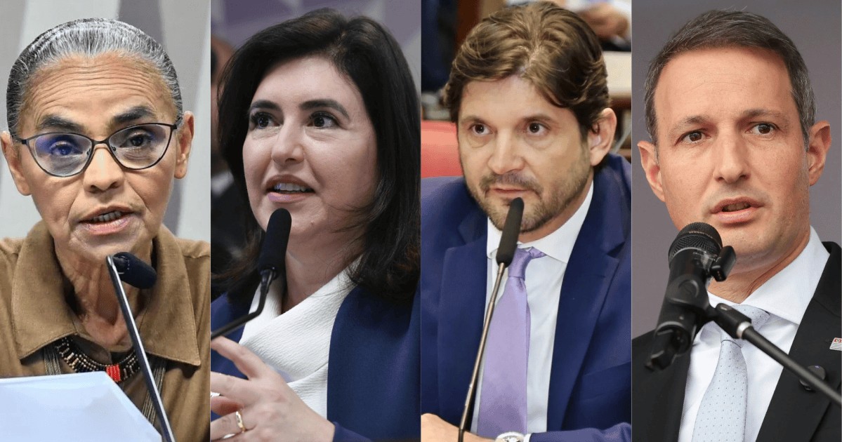Datafolha SP: Marina tem 16%; Tebet e Do Prado, 15%; Derrite, 14% ao Senado