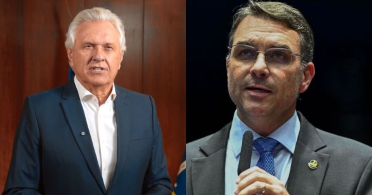 Campanha de Flávio Bolsonaro apela a Caiado e fala em ministério