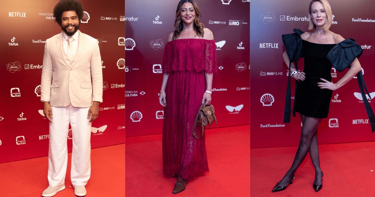 Famosos chegam ao tapete vermelho do Festival do Rio; veja fotos