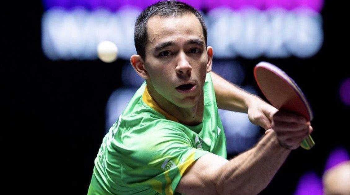 Hugo Calderano tenta superar sua campanha no China Smash 2026