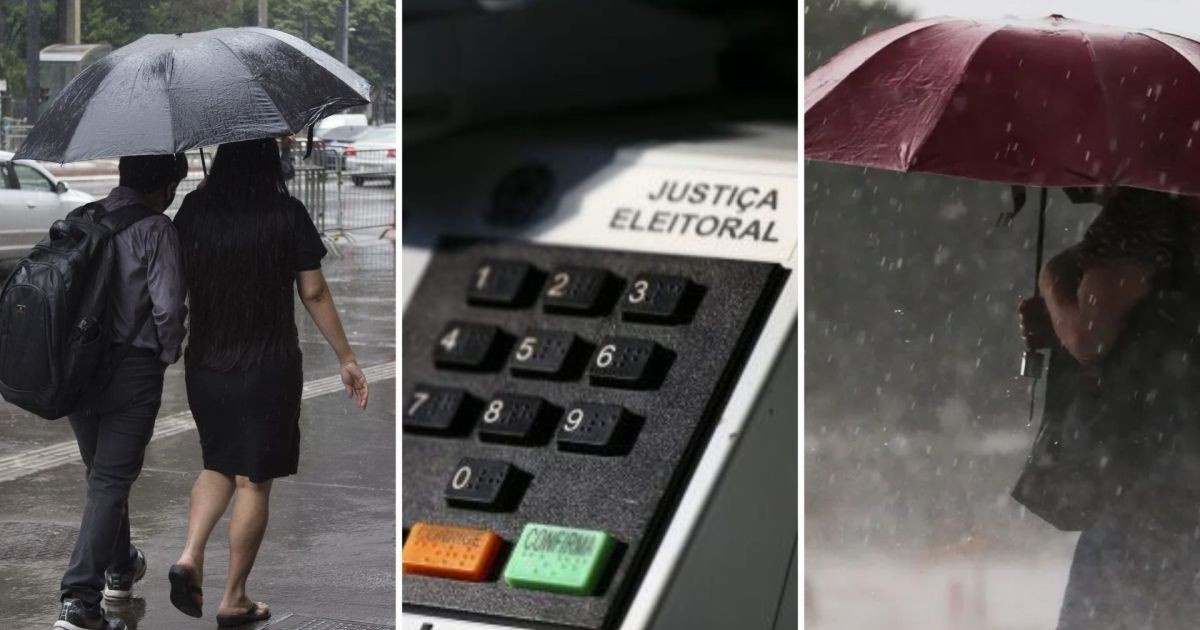 Fim de semana das eleições terá ciclone, temporais e granizo; veja previsão
