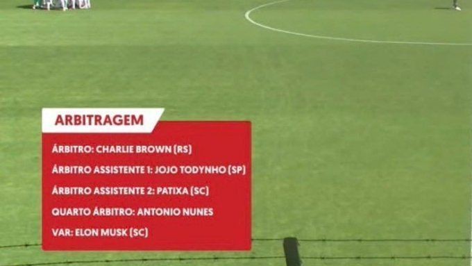 Grenal tem Elon Musk e Jojo Todynho na equipe de arbitragem; entenda