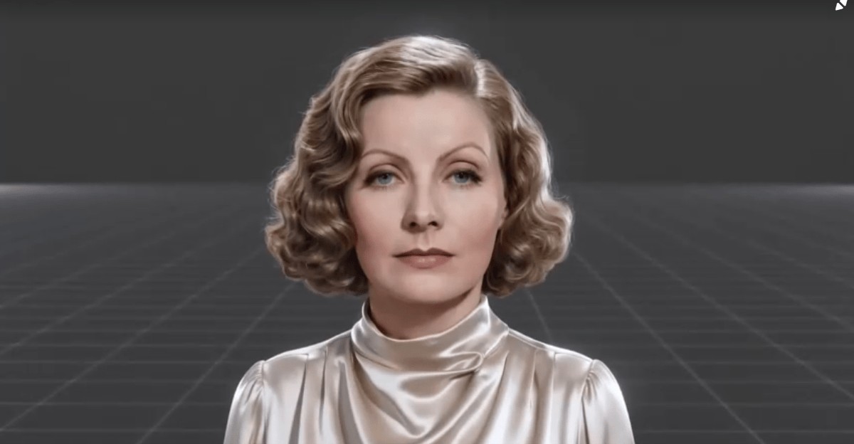 IA traz atriz Greta Garbo de volta para campanha publicitária; veja