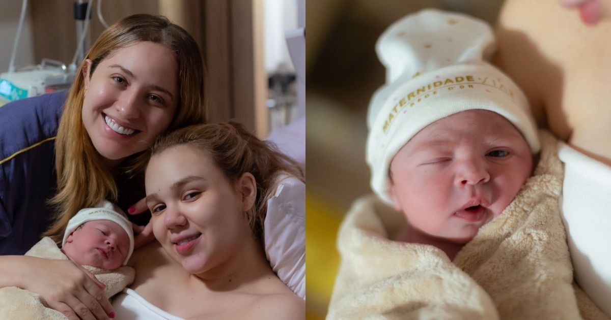 Mari Fernandez compartilha primeiros registros da filha com Júlia Ribeiro