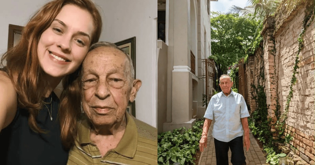 Sophia Abrahão lamenta morte do avô, Geraldo: “Maior presente”