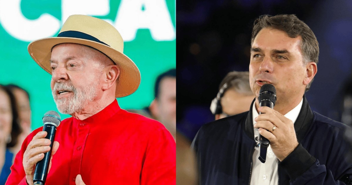 Quaest: Lula tem 46% dos votos válidos no 1º turno; Flávio, 45%