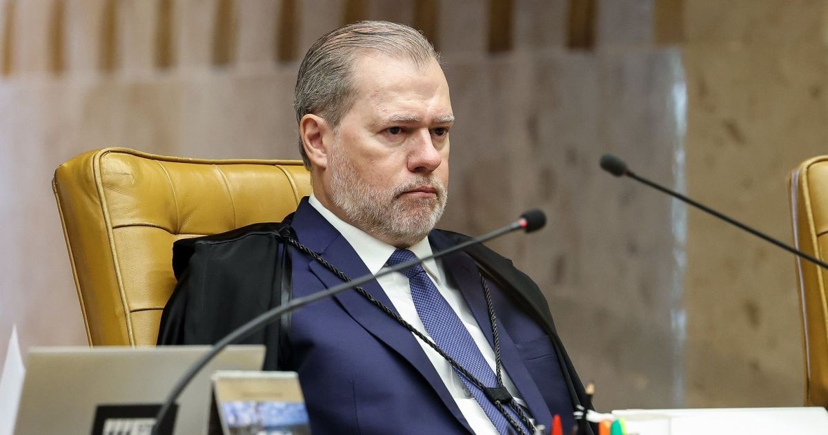 Dias Toffoli, ministro do Supremo Tribunal Federal, vota em Brasília
