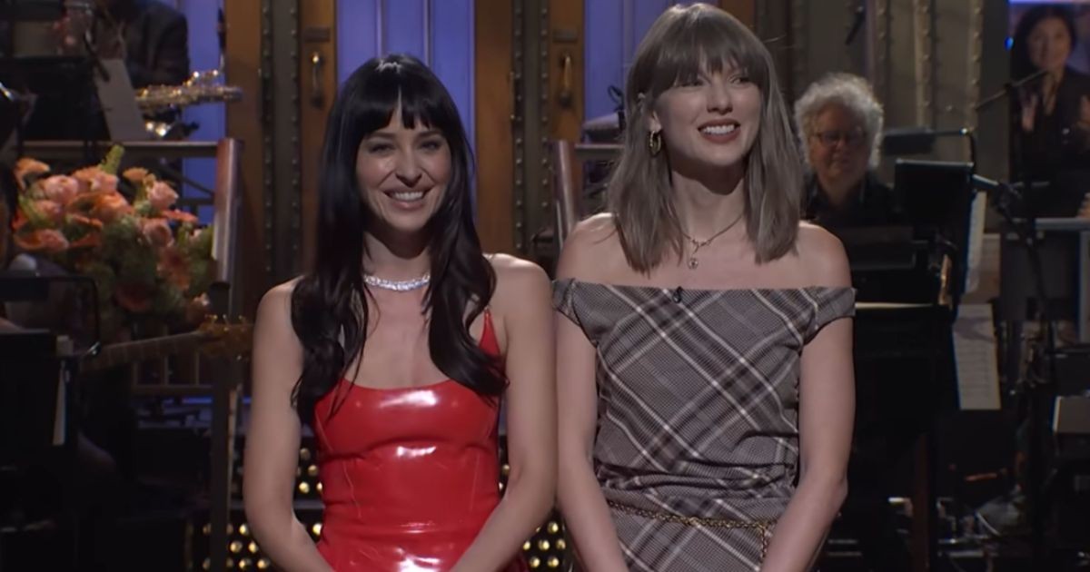 Taylor Swift invade monólogo de Dakota Jonhson no “Saturday Night Live”