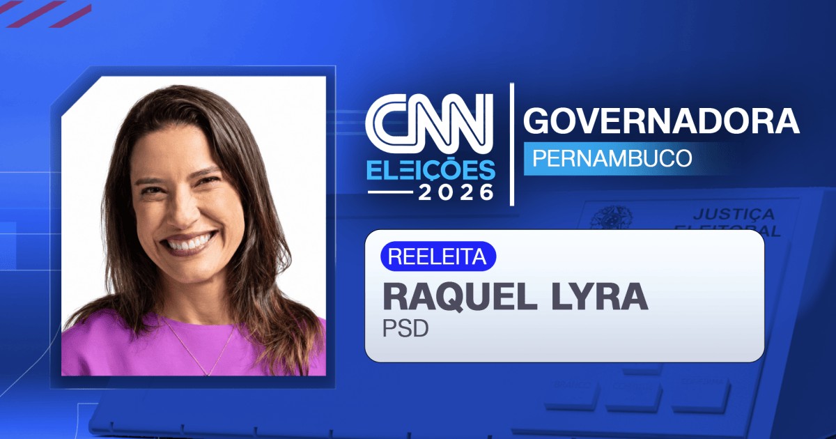 Raquel Lyra é reeleita governadora de Pernambuco no 1º turno