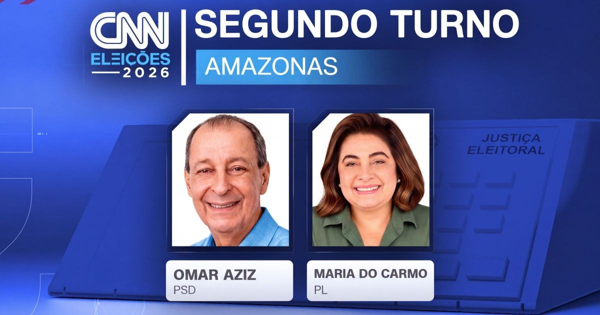 Omar Aziz e Maria do Carmo vão ao 2º turno pelo governo do Amazonas