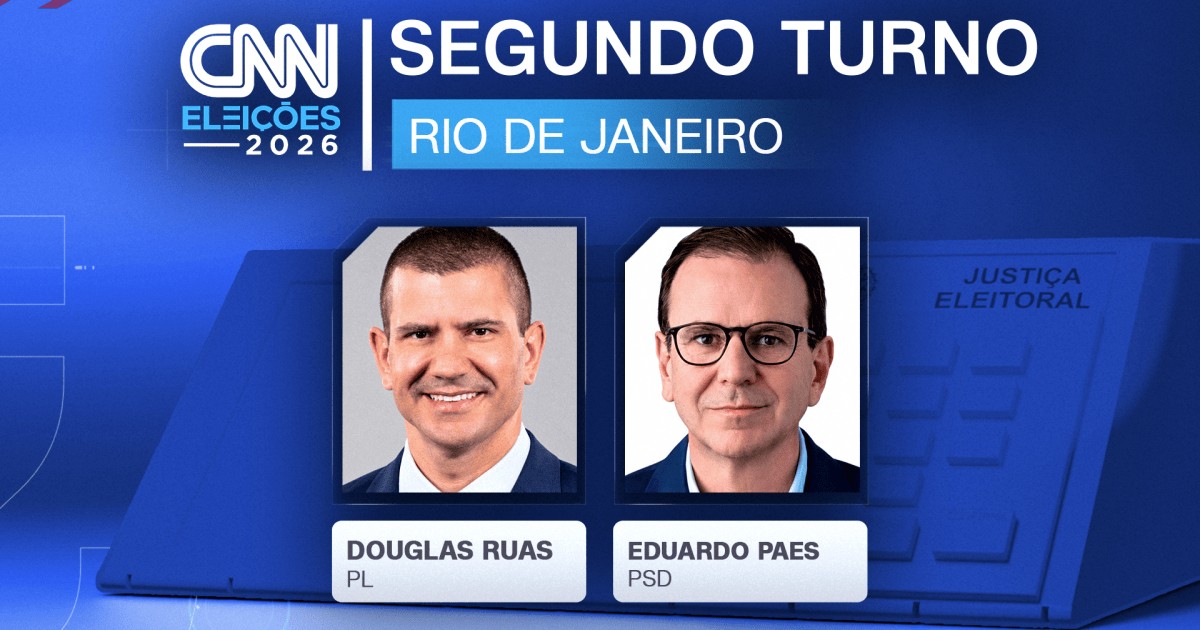 Douglas Ruas e Eduardo Paes vão ao 2º turno pelo governo do Rio de Janeiro