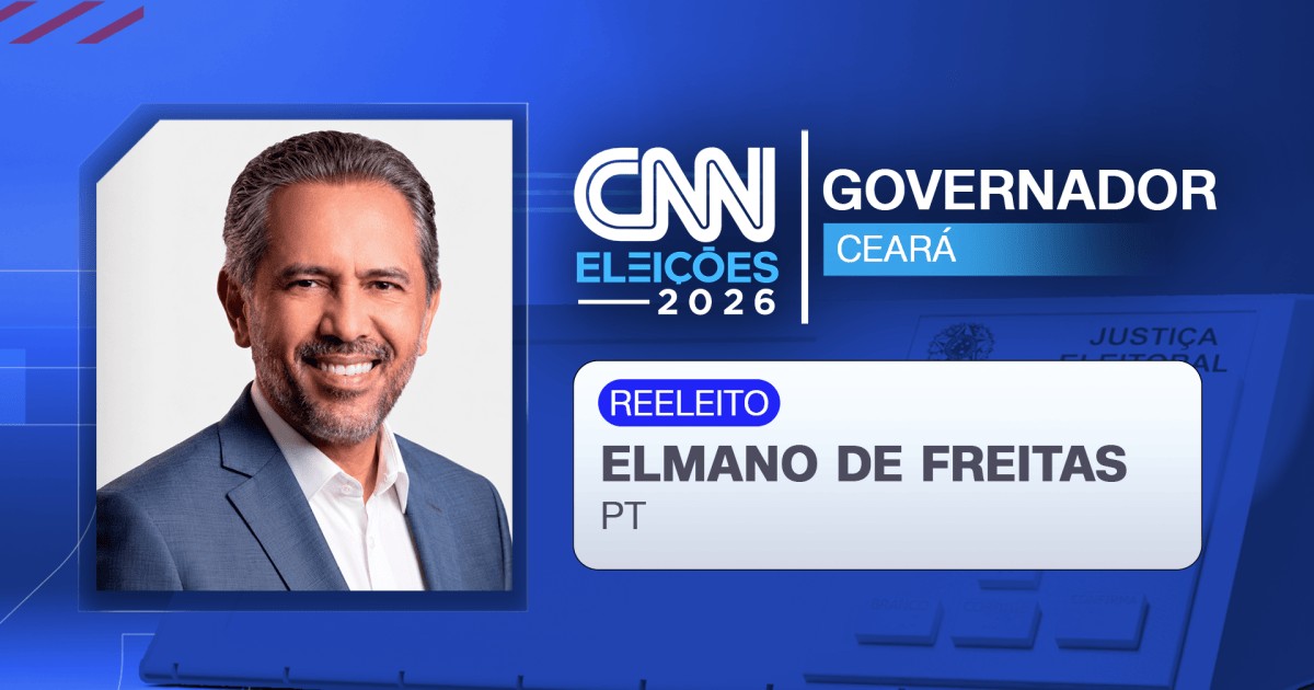Elmano de Freitas é reeleito governador do Ceará no 1º turno